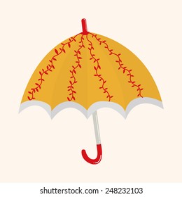 Umbrella theme elemets vector,eps