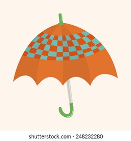 Umbrella theme elemets vector,eps
