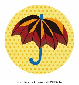 Umbrella theme elemets vector,eps