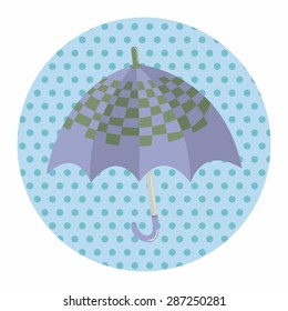 Umbrella theme elemets vector,eps