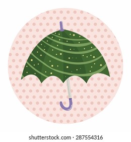 Umbrella theme elemets vector,eps