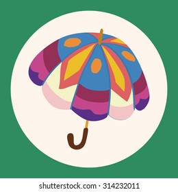 Umbrella theme elemets vector,eps