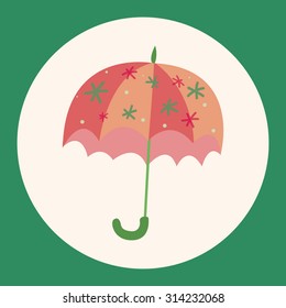 Umbrella theme elemets vector,eps