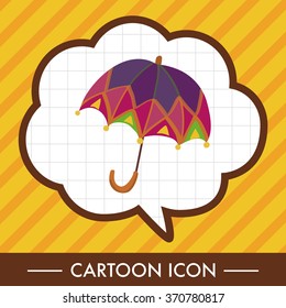Umbrella theme elemets vector,eps