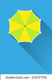 Umbrella, top view