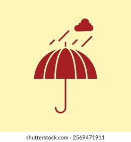 Umbrella trendy artwork stunning abstract vector illustration colorful valuable design.eps