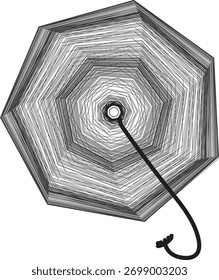 Umbrella are used when it rains.