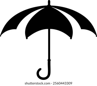 Umbrella vector art design silhouette