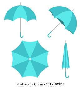 Umbrella vector design illustration isolated on white background