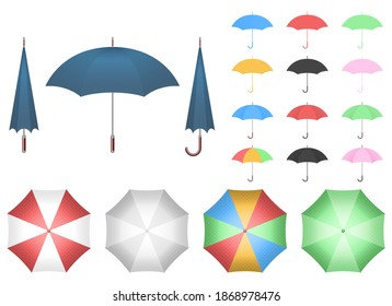 Umbrella vector design illustration isolated on white background

