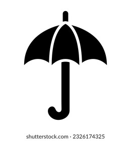Umbrella Vector Glyph Icon For Personal And Commercial Use.
