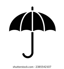 Umbrella Vector Glyph Icon For Personal And Commercial Use.
