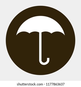 umbrella vector icon 10 eps