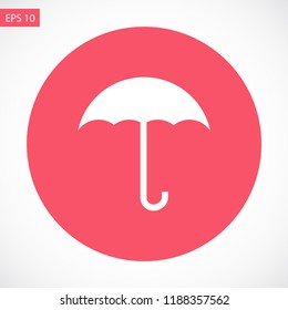 umbrella vector icon 10 eps
