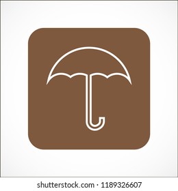 umbrella vector icon 10 eps