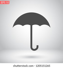 umbrella vector icon 10 eps