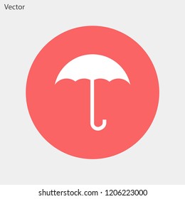 umbrella vector icon 10 eps