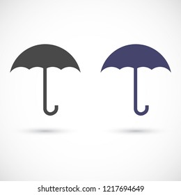 umbrella vector icon 10 eps