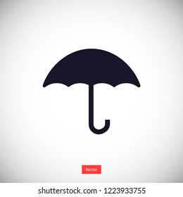 umbrella vector icon 10 eps