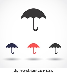 umbrella vector icon 10 eps