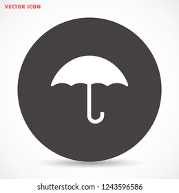 umbrella vector icon 10 eps
