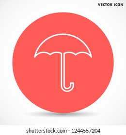 umbrella vector icon 10 eps