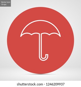 umbrella vector icon 10 eps