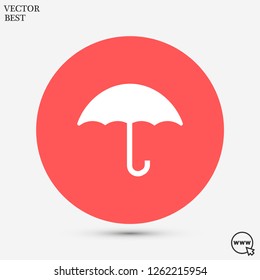 umbrella vector icon 10 eps