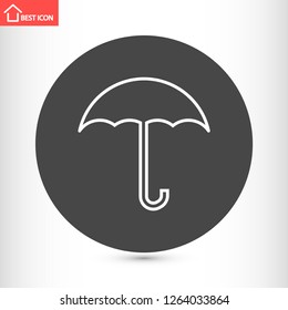 umbrella vector icon 10 eps