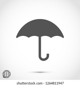 umbrella vector icon 10 eps