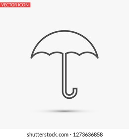 umbrella vector icon 10 eps