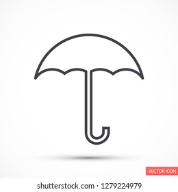 umbrella vector icon 10 eps