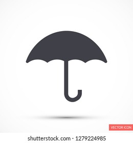 umbrella vector icon 10 eps