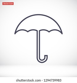 umbrella vector icon 10 eps