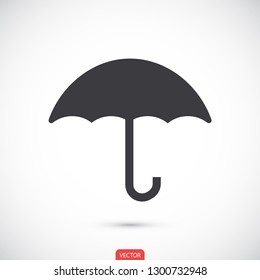 umbrella vector icon 10 eps