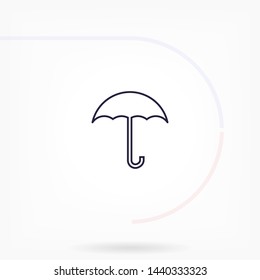 umbrella vector icon 10 eps , Lorem ipsum Flat design