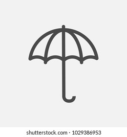 umbrella vector icon 