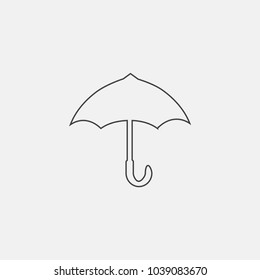 umbrella vector icon