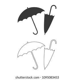 Umbrella vector  icon.