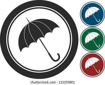Umbrella, vector, icon