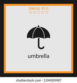 umbrella vector icon