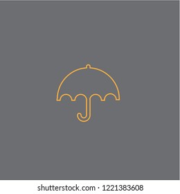 Umbrella vector icon