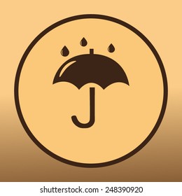 Umbrella vector icon