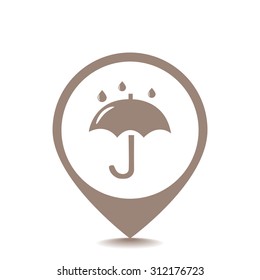 Umbrella vector icon