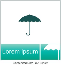 Umbrella vector icon.