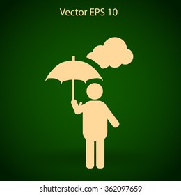 umbrella vector icon