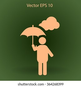 umbrella vector icon