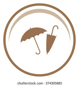 Umbrella vector icon.
