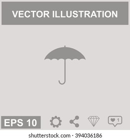 Umbrella vector icon.
