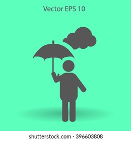 umbrella vector icon